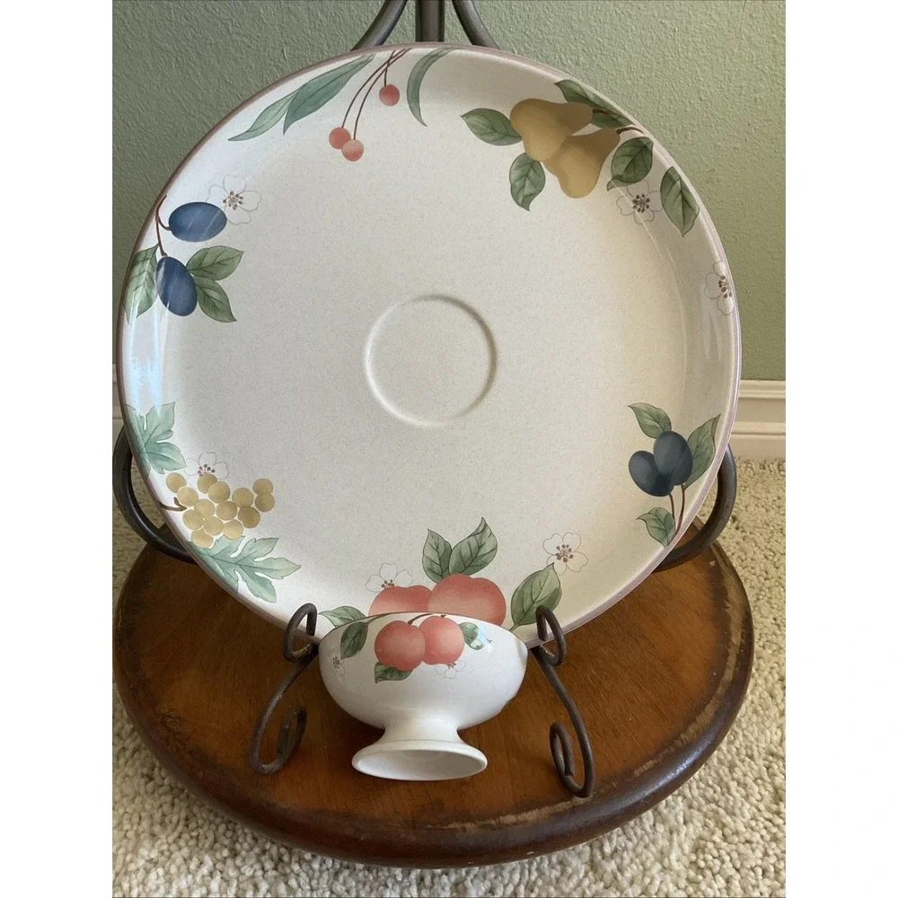 Mikasa Fruit Panorama Country Classics Chip & Dip Serving Dish
